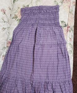 Victoria's Secret purple flower bandeau dress